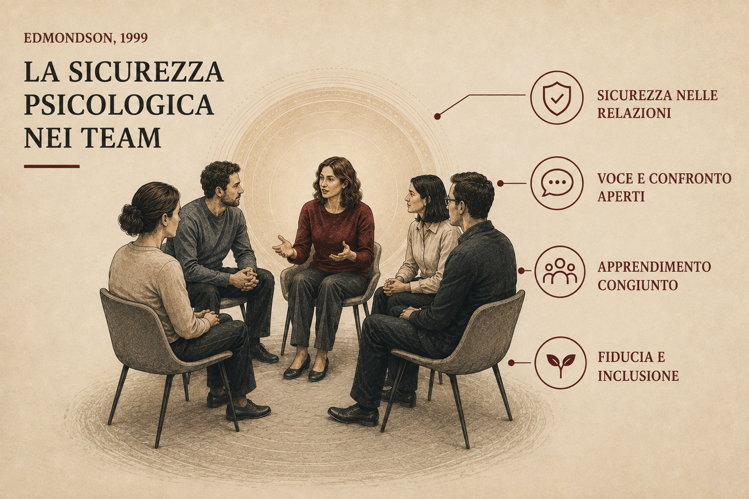 Sicurezza psicologica nei team nello studio di Amy Edmondson del 1999
